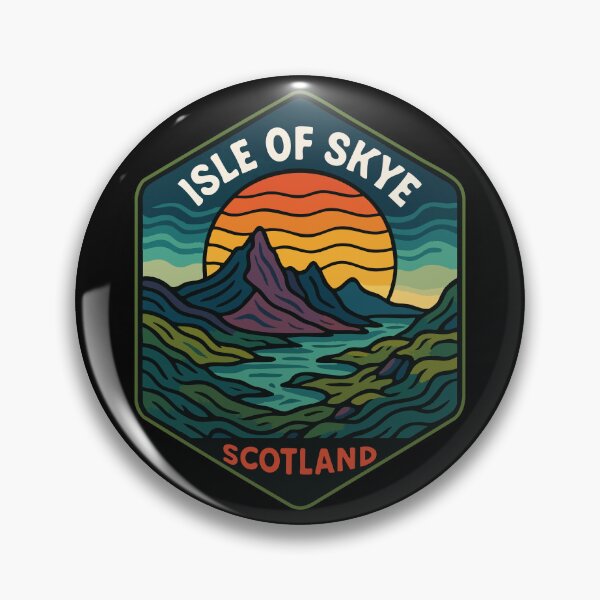 Item preview, Isle Of Skye Scotland Retro designed and sold by TomFrontierArt.