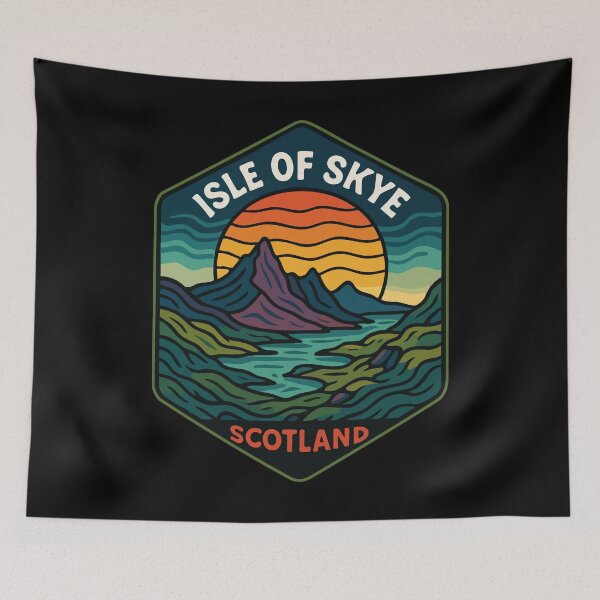 Item preview, Isle Of Skye Scotland Retro designed and sold by TomFrontierArt.