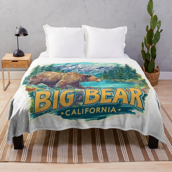 Item preview, Big Bear California Wilderness Brown Bear Mountain Ecosystem Design designed and sold by Blurbean.