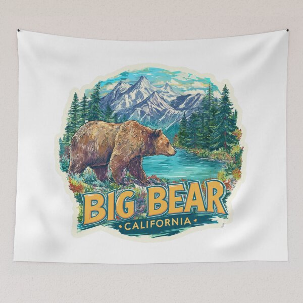 Item preview,  Big Bear California Wilderness Brown Bear Mountain Ecosystem Design designed and sold by Blurbean.