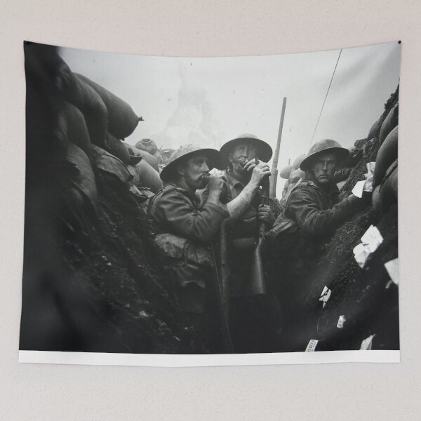 Item preview, British Tommies Waiting Out the Shelling in the Bleak Trenches designed and sold by Skyframe Aviation.