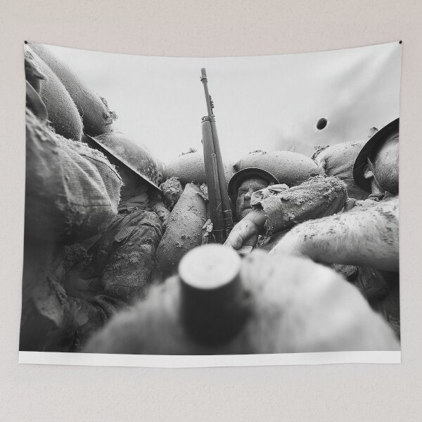 Item preview, The Men of the Trenches Watching the Horizon in the Mud and Smoke designed and sold by Skyframe Aviation.