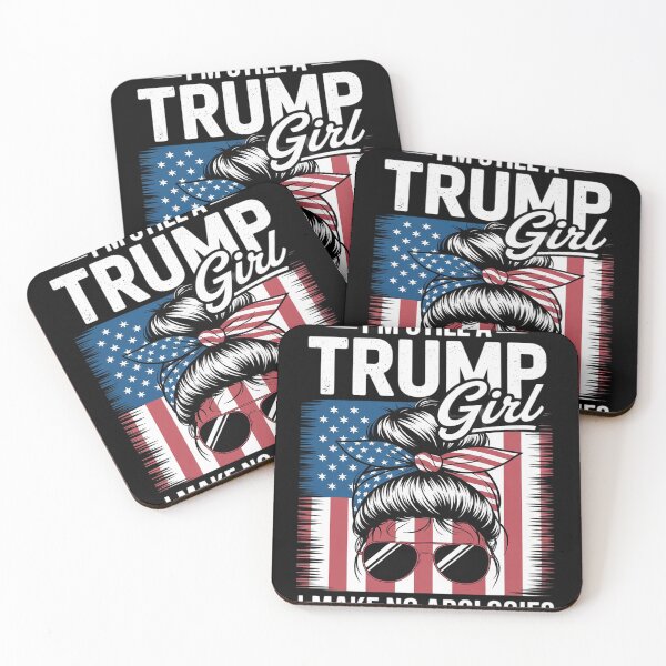 Item preview, I'm Still A Trump Girl I Make No Apologies Messy Bun2  designed and sold by RoyTill0Art.