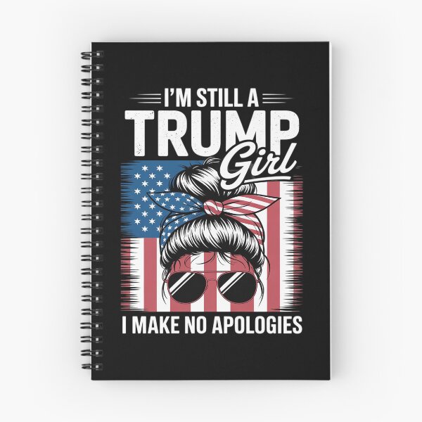 Item preview, I'm Still A Trump Girl I Make No Apologies Messy Bun2  designed and sold by RoyTill0Art.