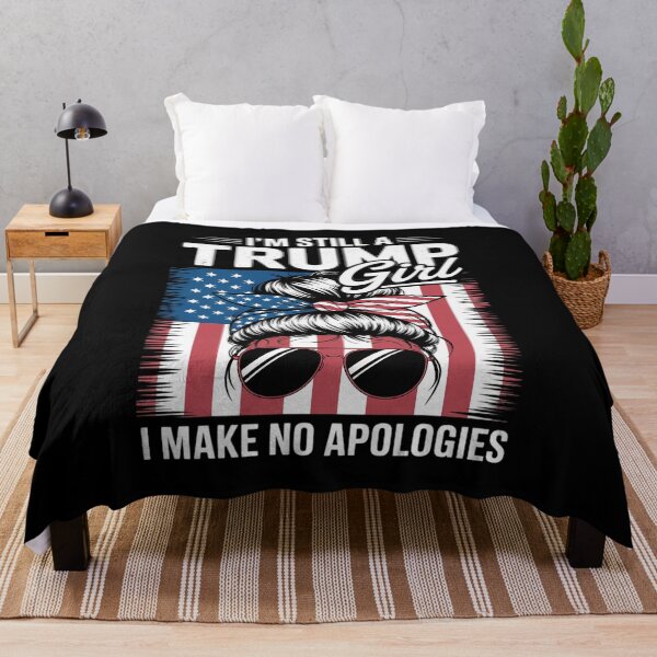 Item preview, I'm Still A Trump Girl I Make No Apologies Messy Bun2  designed and sold by RoyTill0Art.