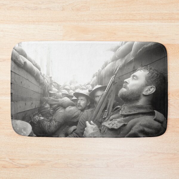Item preview, War Weary Soldiers In the Depths of the Trenches in the Bleak Trenches designed and sold by Skyframe Aviation.