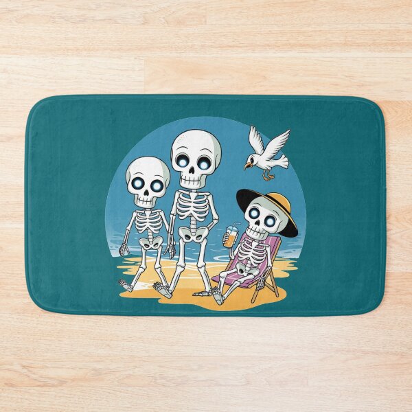 Item preview, "Funny Skeleton," "Beach Vacation," "Halloween Summer Crossover," and "Cartoon." designed and sold by thechoice1.