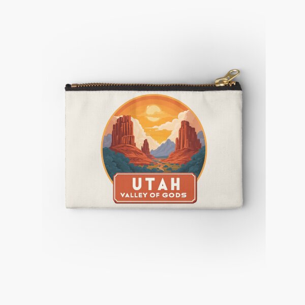 Item preview, Utah Valley of Gods Red Rock Formations Desert Sunset Sticker designed and sold by Blurbean.