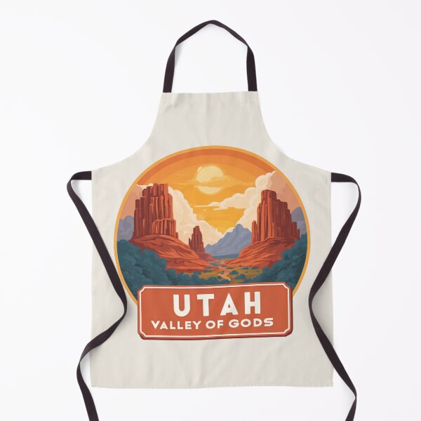 Item preview, Utah Valley of Gods Red Rock Formations Desert Sunset Sticker designed and sold by Blurbean.