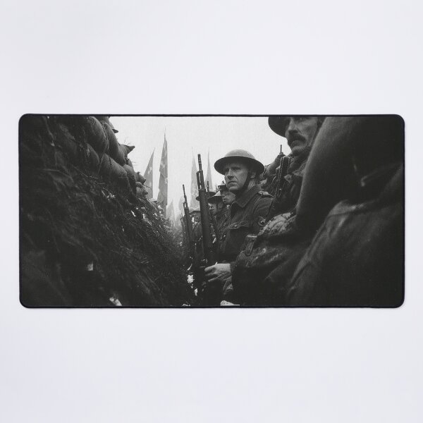 Item preview, British Infantry Amongst the Barbed Wire in Cold Rain designed and sold by Skyframe Aviation.