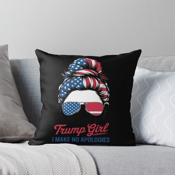 Item preview, I'm Still A Trump Girl Make No Apologies ic Messy Bun1  designed and sold by RoyTill0Art.