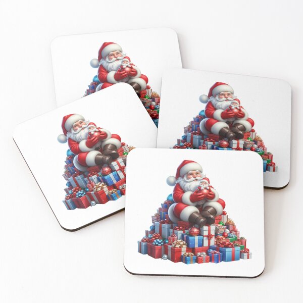 Item preview, Santa Claus with lots of Christmas presents designed and sold by JonysCreativeDesigns.