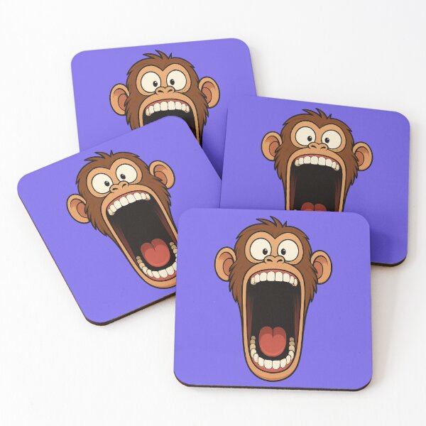 Item preview, Hilarious Monkey Reaction – Big Mouth Cartoon designed and sold by Ivy-Triggs.