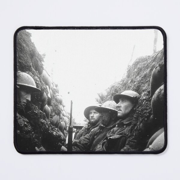 Item preview, Frontline Soldiers Trapped in the Mud under Grey Skies designed and sold by Skyframe Aviation.