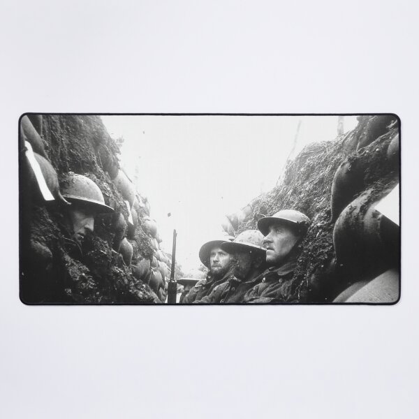 Item preview, Frontline Soldiers Trapped in the Mud under Grey Skies designed and sold by Skyframe Aviation.