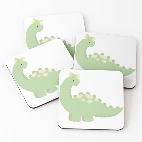 Item preview, Cute Brontosaurus Dinosaur with Bow | Baby Nursery Art designed and sold by bloompprint.