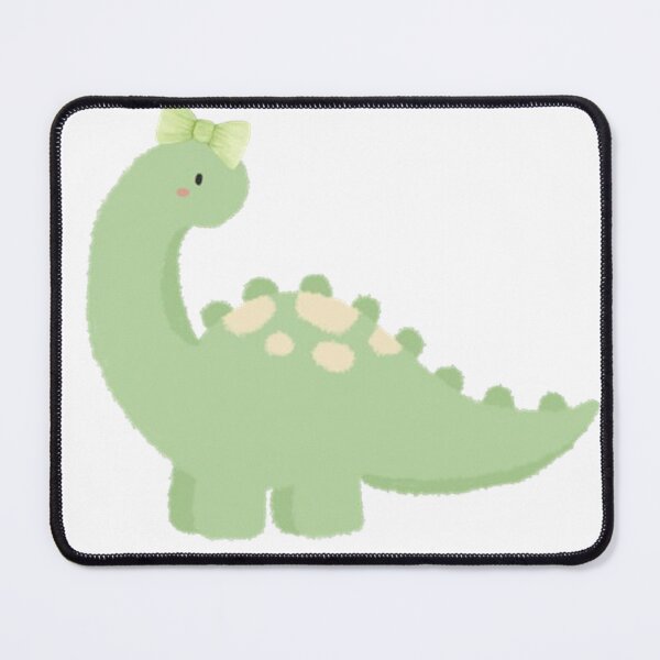 Item preview, Cute Brontosaurus Dinosaur with Bow | Baby Nursery Art designed and sold by bloompprint.