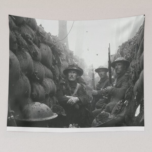 Item preview, The Men of the Trenches In Daily Routine in No Mans Land designed and sold by Skyframe Aviation.