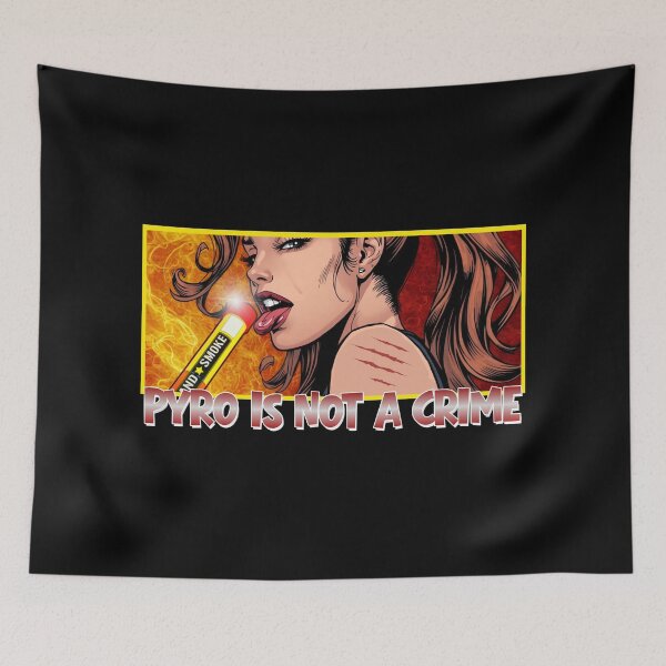 Item preview, Pyro Is Not A Crime - Football Fanatics designed and sold by Domel Dirty Draft.