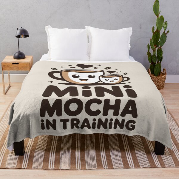 Item preview, Mini Mocha in Training Cute Coffee Family Design designed and sold by SplashTastic.