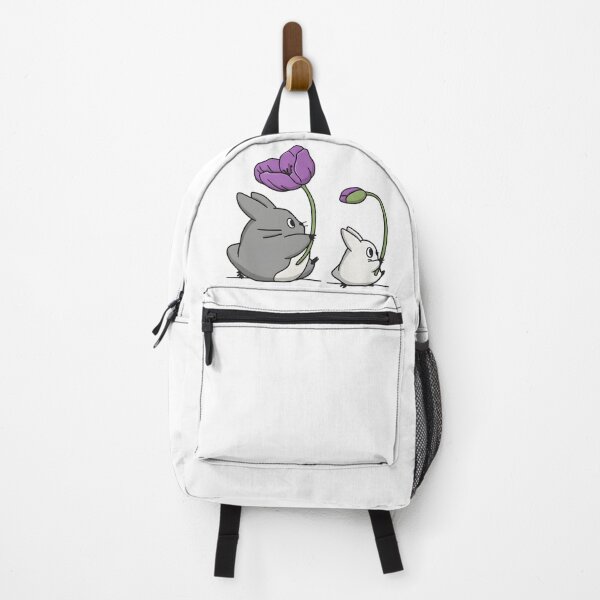 Artikelvorschau, Niedlicher Chibi-Totoro und Chinchilla mit Blumen – Studio-Ghibli-Fanart entworfen und verkauft von tarzbol.