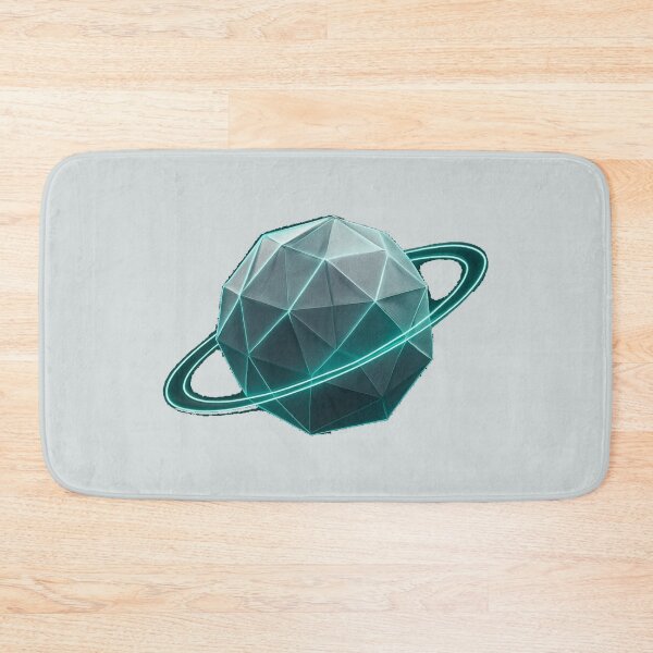 Item preview, Neon Geometric Planet T-Shirt – Futuristic Sci-Fi Glow Cosmic Design designed and sold by KDesignCrafts.