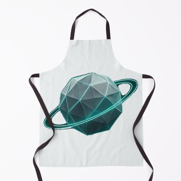Item preview, Neon Geometric Planet T-Shirt – Futuristic Sci-Fi Glow Cosmic Design designed and sold by KDesignCrafts.