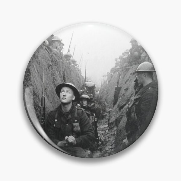 Item preview, British Army Troops In the Depths of the Trenches in the Morning Chill designed and sold by Skyframe Aviation.