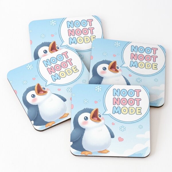 Item preview, Cute Penguin Noot Noot Mode – Funny Kawaii Penguin Design designed and sold by CuteOasis.