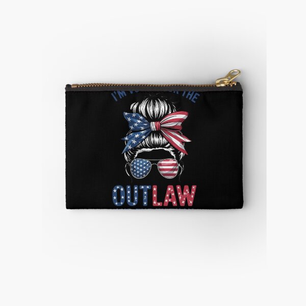 Item preview, Im Voting for the Outlaw and the Hillbilly Messy Bun Trump  designed and sold by RoyTill0Art.