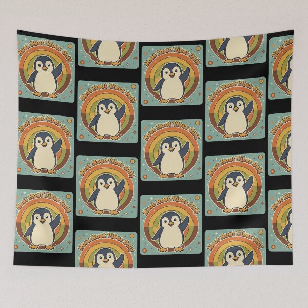 Item preview, Noot Noot Vibes Only – Cute Retro Penguin Vintage Aesthetic Design designed and sold by CuteOasis.