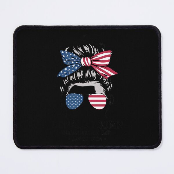 Item preview, Inauguration Day 2025 Trump Girl Messy Bun designed and sold by RoyTill0Art.