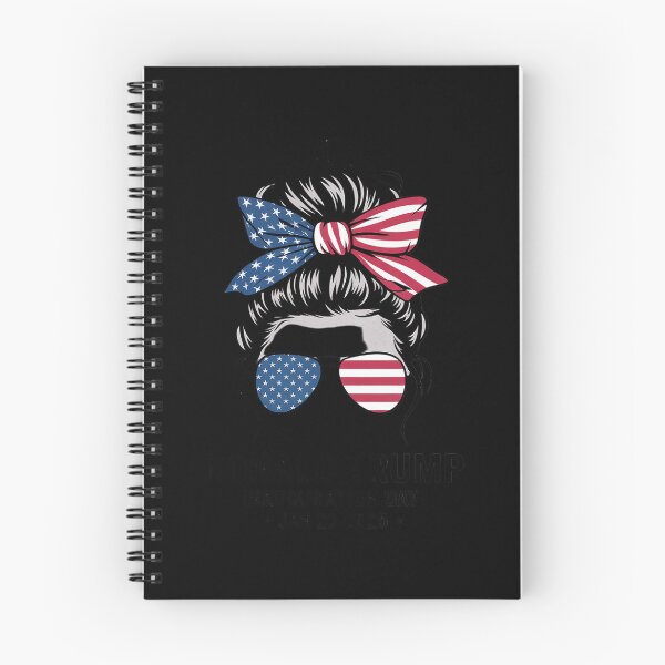 Item preview, Inauguration Day 2025 Trump Girl Messy Bun  designed and sold by RoyTill0Art.