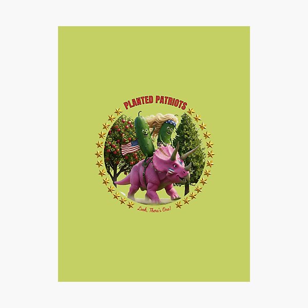 Item preview, Veggie Kids Riding On A Dinosaur designed and sold by marleygirl400.