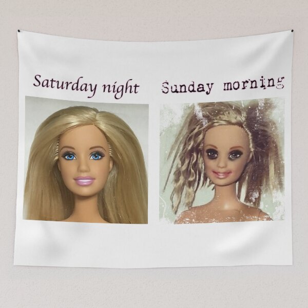 Item preview, Party Princess Doll Meme Face – Funny Retro Doll Reaction designed and sold by Alpha Stag.
