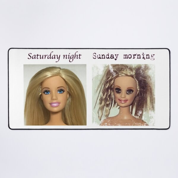 Item preview, Party Princess Doll Meme Face – Funny Retro Doll Reaction designed and sold by Alpha Stag.