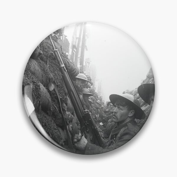 Item preview, The Soldiers of 1914 Standing in Muddy Trenches amidst the Ruins designed and sold by Skyframe Aviation.