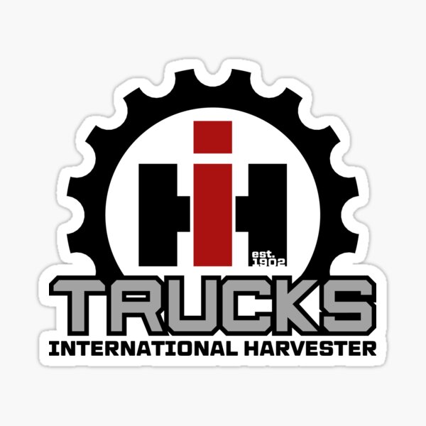 International Harvester Gear Logo with est. Date Sticker