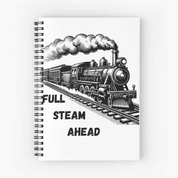 Item preview, Vintage Steam Train Full Steam Ahead designed and sold by BlesstB.