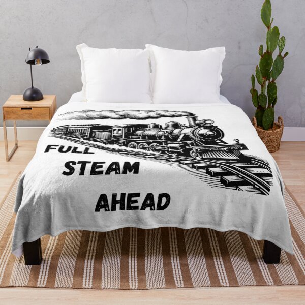 Item preview, Vintage Steam Train Full Steam Ahead designed and sold by BlesstB.