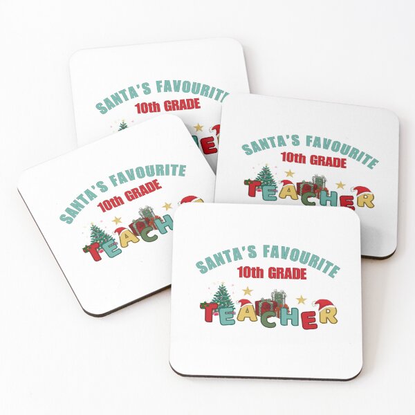 Item preview, Santa's Favourite 10th Grade Teacher designed and sold by DixieGirlStudio.
