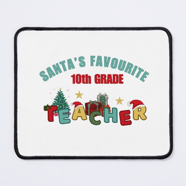 Item preview, Santa's Favourite 10th Grade Teacher designed and sold by DixieGirlStudio.