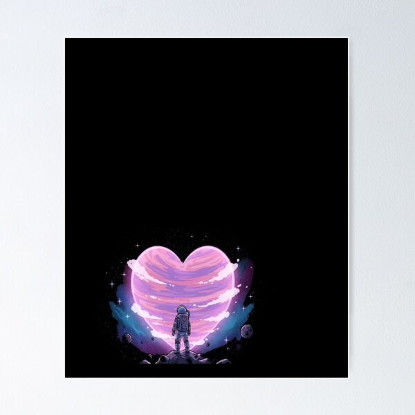 Item preview, Amor Cósmico – El Espacio del San Valentín Astronauta designed and sold by FelixnRobinus.