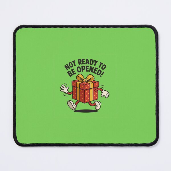 Item preview, Running Gift Box – “Not Ready to Be Opened!” Funny Holiday Design designed and sold by NeerPrema.