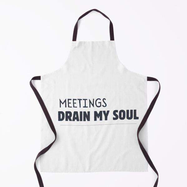 Item preview, Meetings Drain My Soul – Funny Office Introvert Quote designed and sold by CielaNoir.