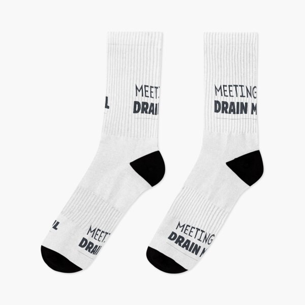 Item preview, Meetings Drain My Soul – Funny Office Introvert Quote designed and sold by CielaNoir.