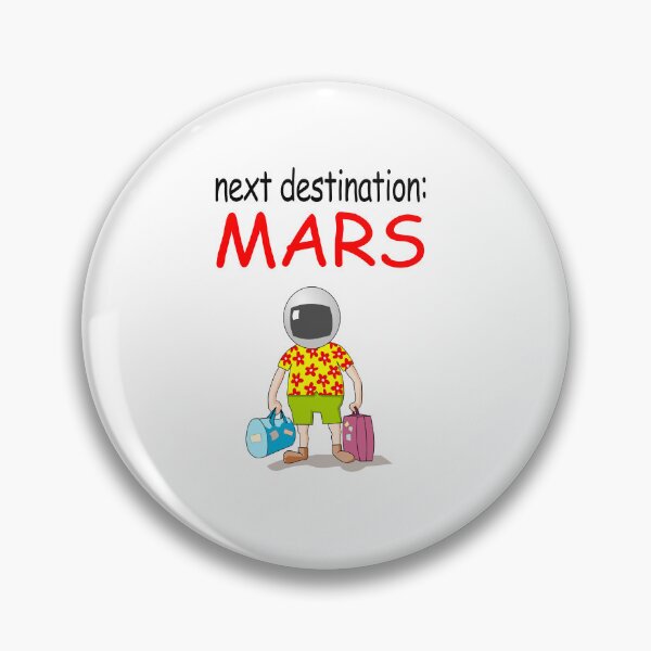 Item preview, Next Destination Mars: Funny Astronaut Tourist Summer Vacation Design designed and sold by denip.