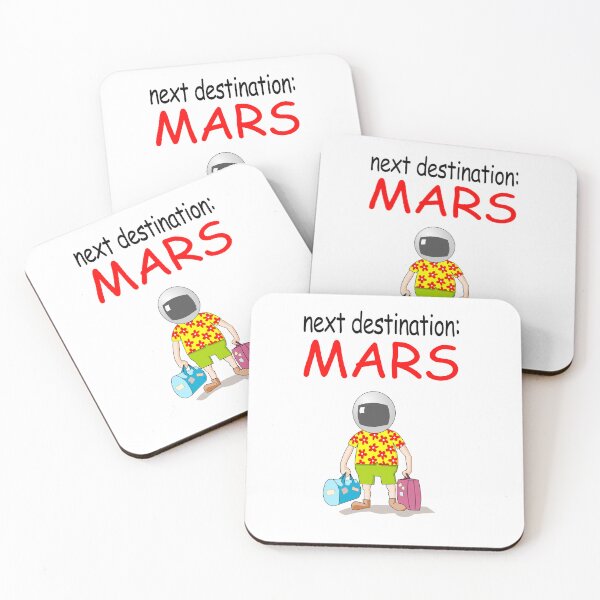 Item preview, Next Destination Mars: Funny Astronaut Tourist Summer Vacation Design designed and sold by denip.