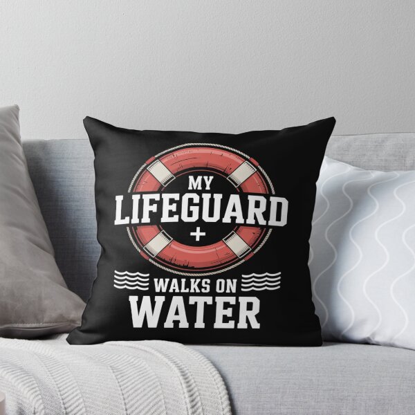 Item preview, My Lifeguard Walks on Water Art designed and sold by Goodthreadz.