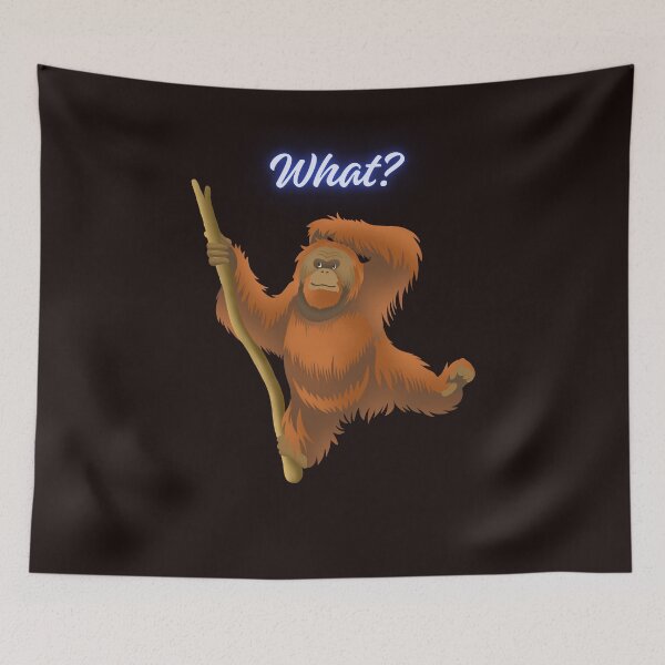 Item preview, The surprised monkey scratches his head designed and sold by Dedokris.